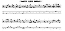 Carol Kaye Chordal Scale Exercise